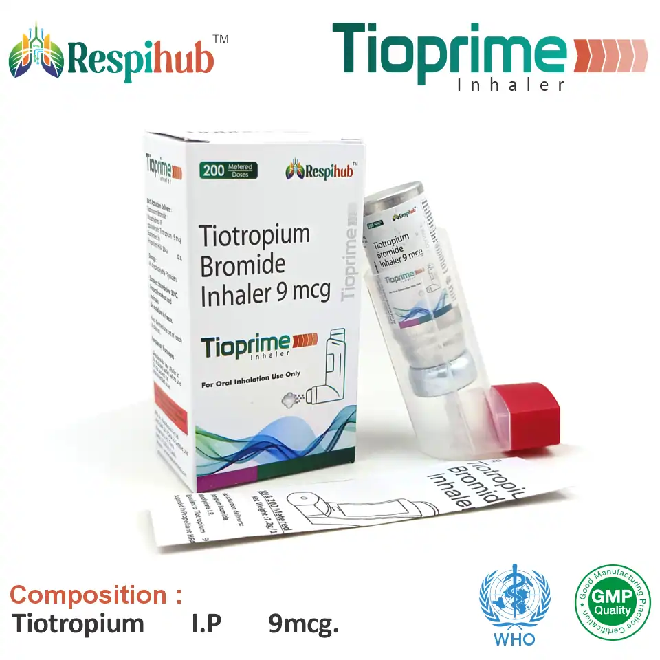 Tiotropium 9mcg Inhaler PCD Pharma Franchise